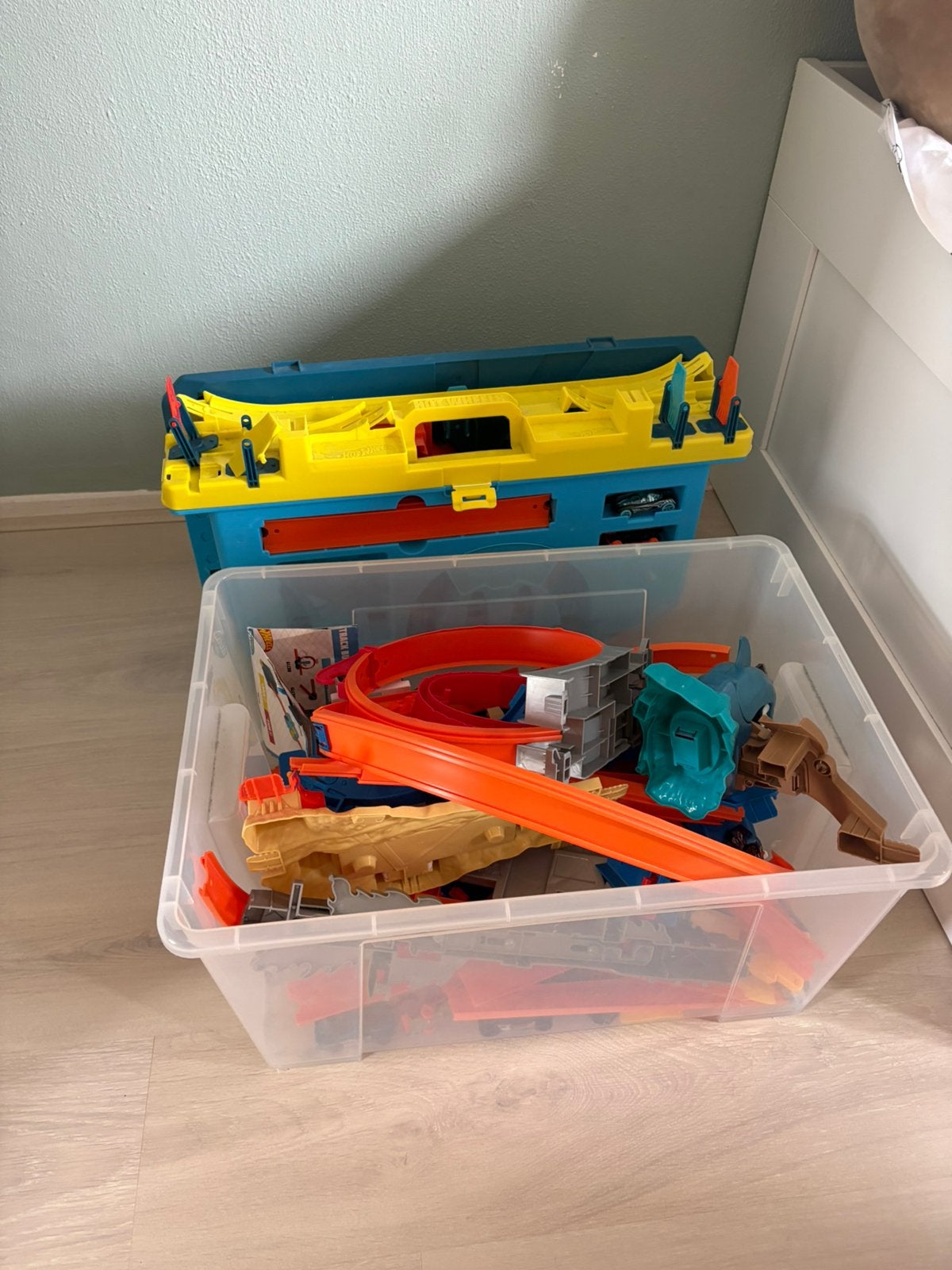 HotWheels, Kinderen en Baby's, Speelgoed | Racebanen, Ophalen, Zo goed als nieuw, Handmatig, Hot Wheels