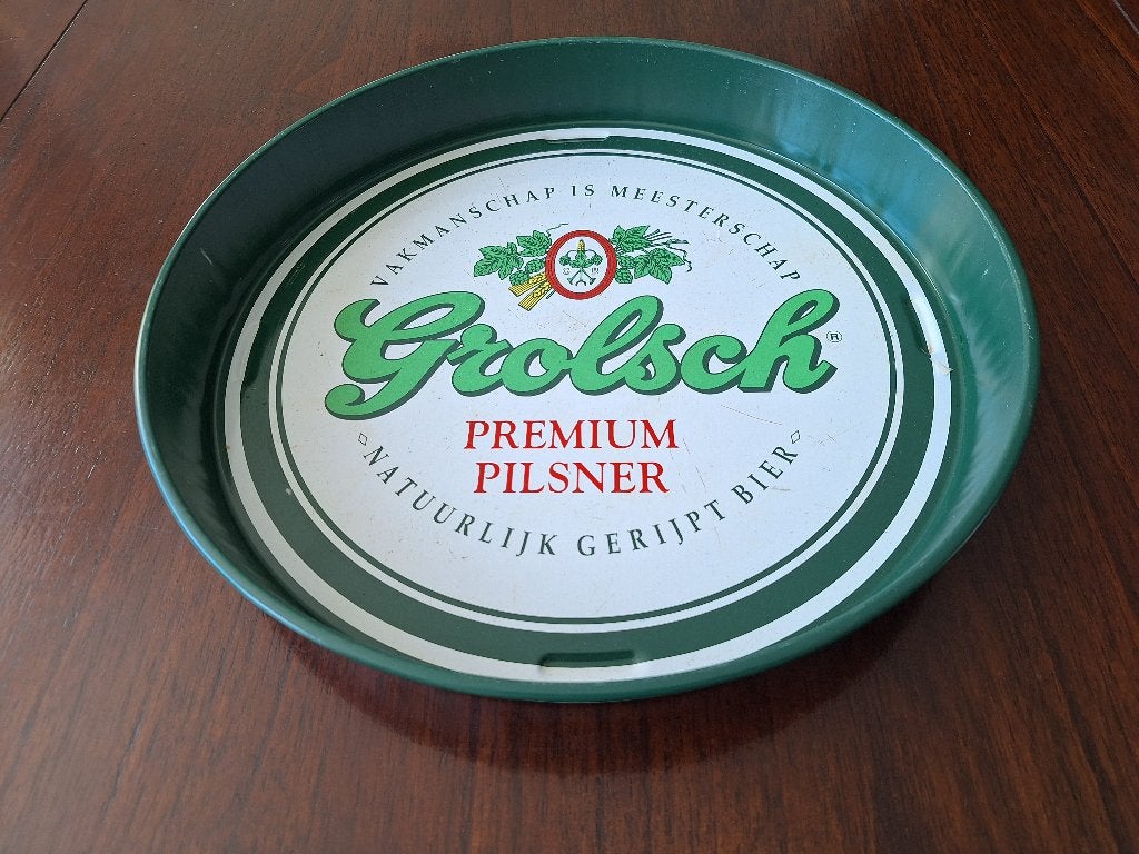 Dienblad Grolsch, Verzamelen, Ophalen of Verzenden, Gebruikt, Overige typen, Grolsch