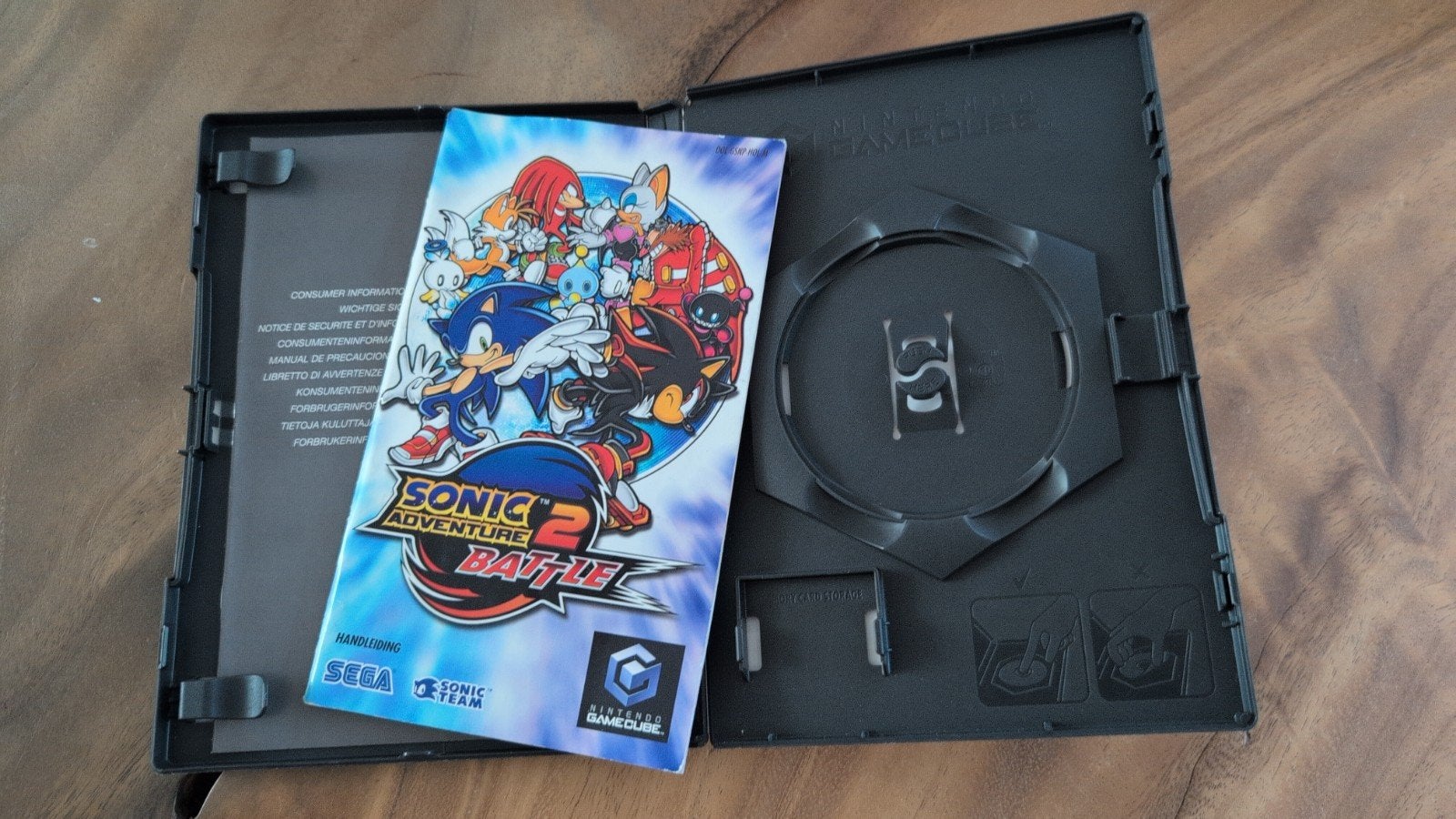 Sonic Adventure 2 Battle GameCube (exclusief disc), Spelcomputers en Games, Ophalen, 2 spelers, Zo goed als nieuw, Vanaf 3 jaar