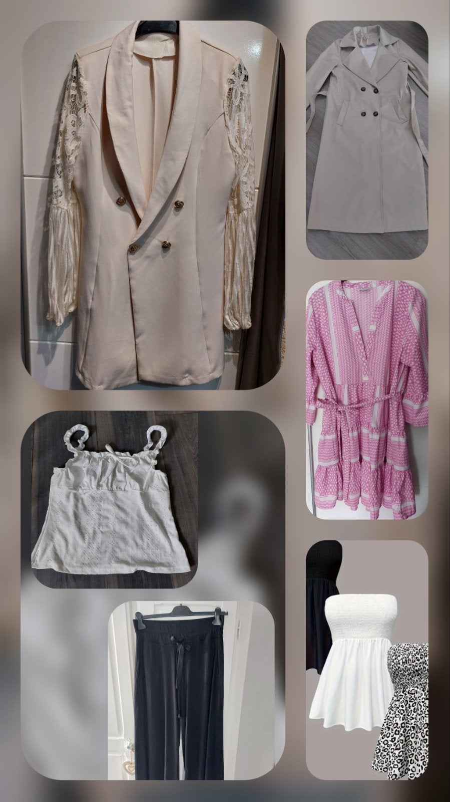 Groot kledingpakket dames, o.a. blazer, lange jas, maat 42, Ophalen of Verzenden, Zo goed als nieuw, Maat 42/44 (L)