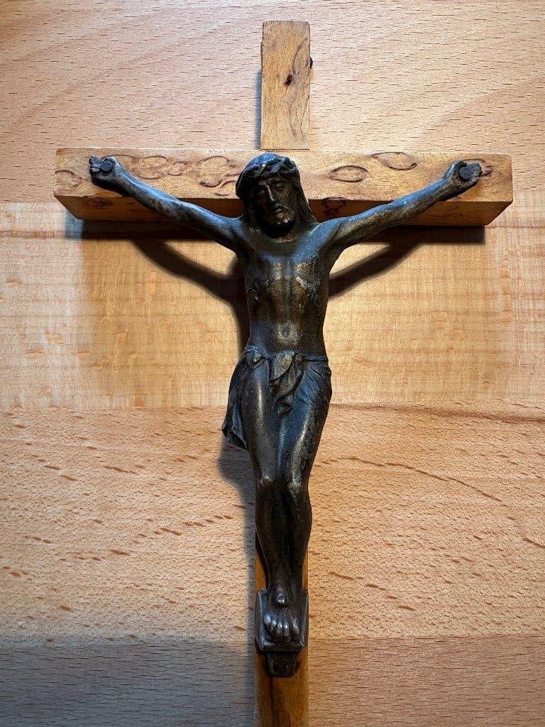 Christus aan kruis., Antiek en Kunst, Verzenden