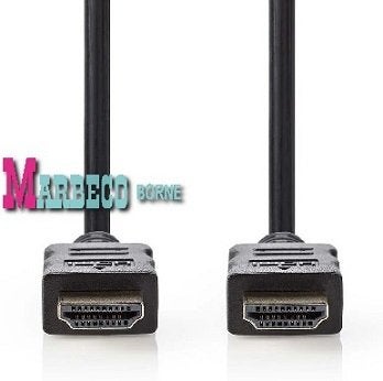 HDMI kabel 40 meter verguld,Gold High speed, 4K, 3D, ARC, 10 meter of meer, Nedis, Nieuw, Info@marbeco.nl