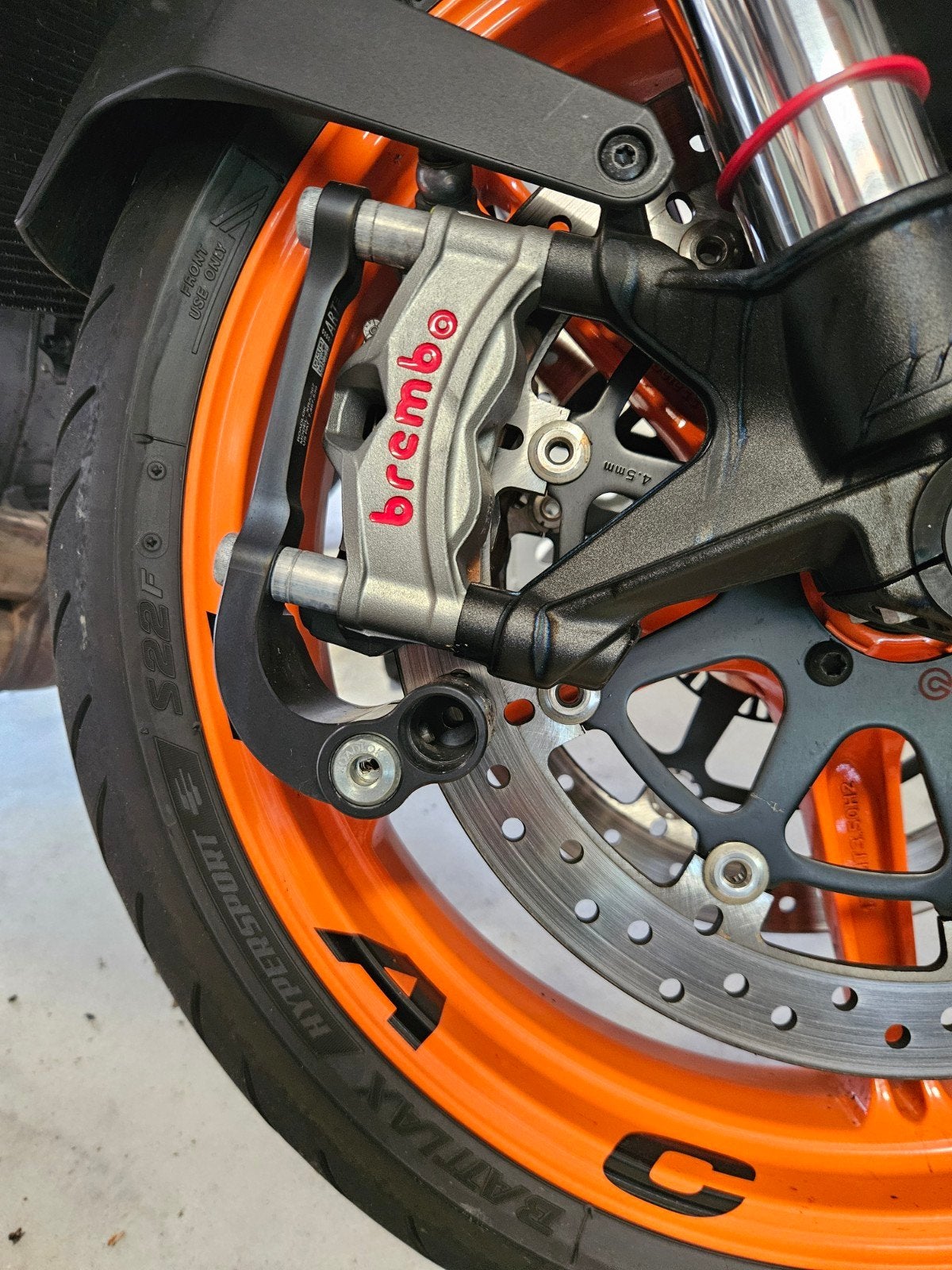 Roadlok remschijfslot slot art4 80mm ktm 390 roadlock, Motoren, Ophalen of Verzenden, Zo goed als nieuw