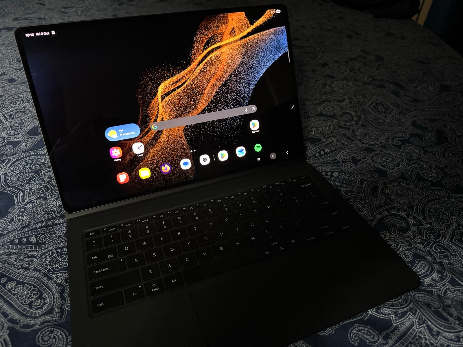 Samsung Galaxy Tab S8 Ultra 128GB WiFi + 5G met accessoires, Computers en Software, 13 inch of meer, Gps, Ophalen of Verzenden