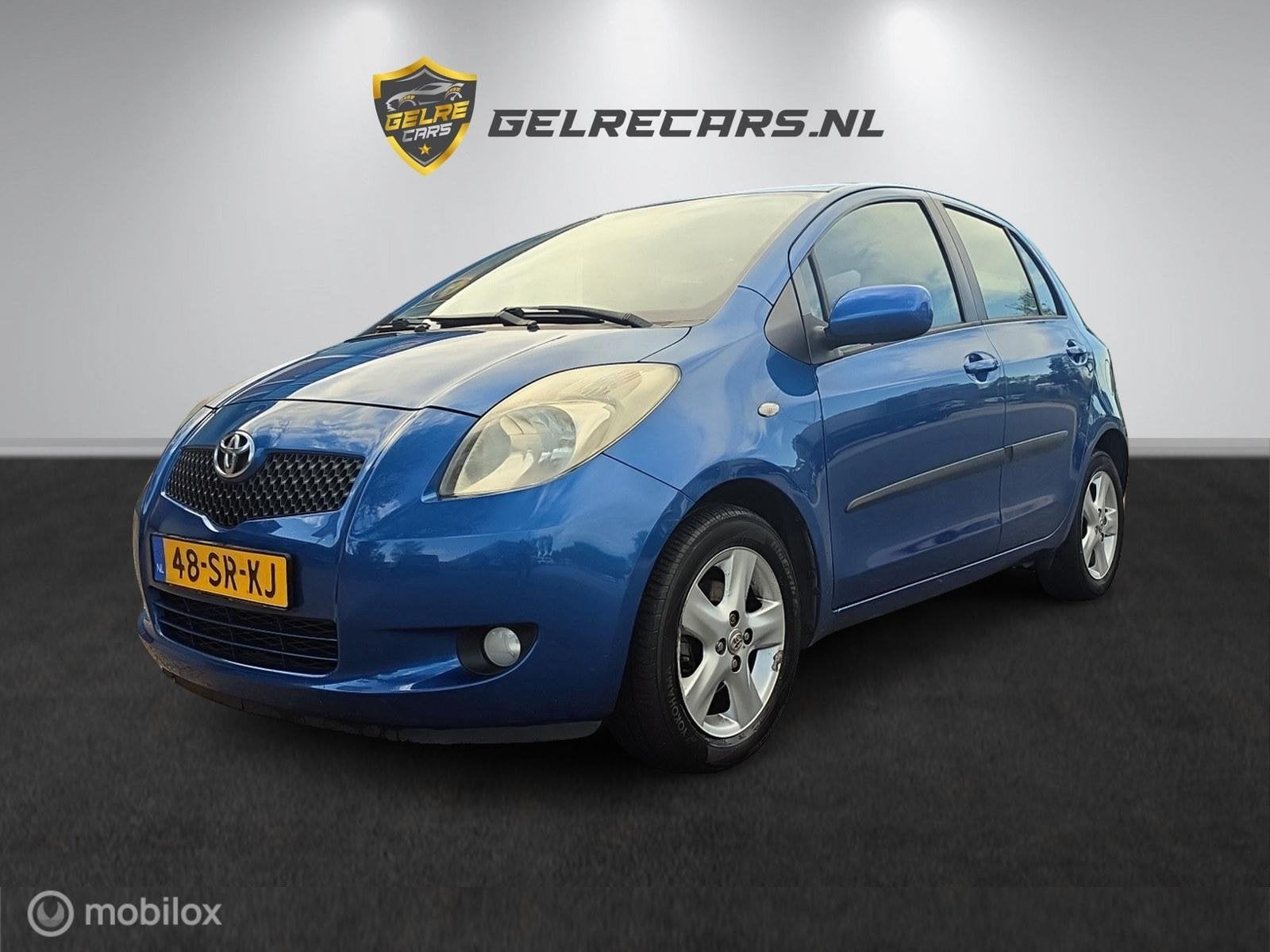 Toyota Yaris 1.3 VVTi Luna TOPSTAAT !, Auto's, Stof, Zwart, 4 cilinders, Automatische klimaatregeling