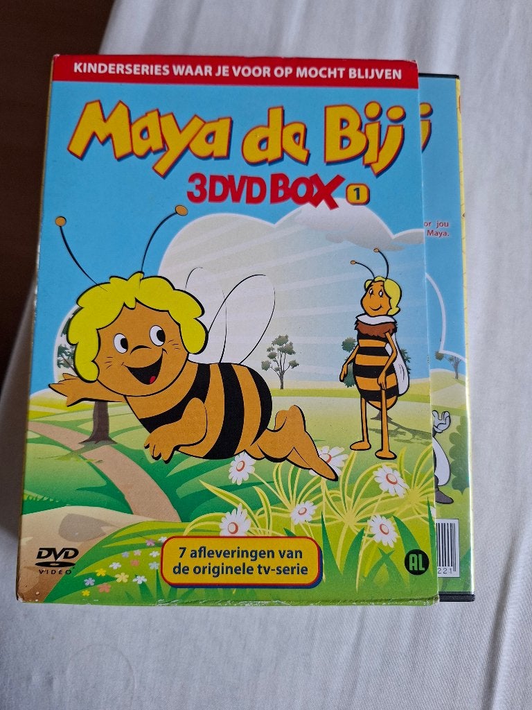 3 DVD box Maya de Bij, Cd's en Dvd's, Alle leeftijden, Ophalen of Verzenden, Zo goed als nieuw