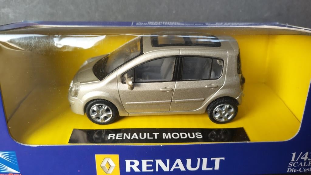 Renault Modus 1:43 Newray Pol, Hobby en Vrije tijd, Modelauto's | 1:43, Overige merken, Auto, Verzenden, .