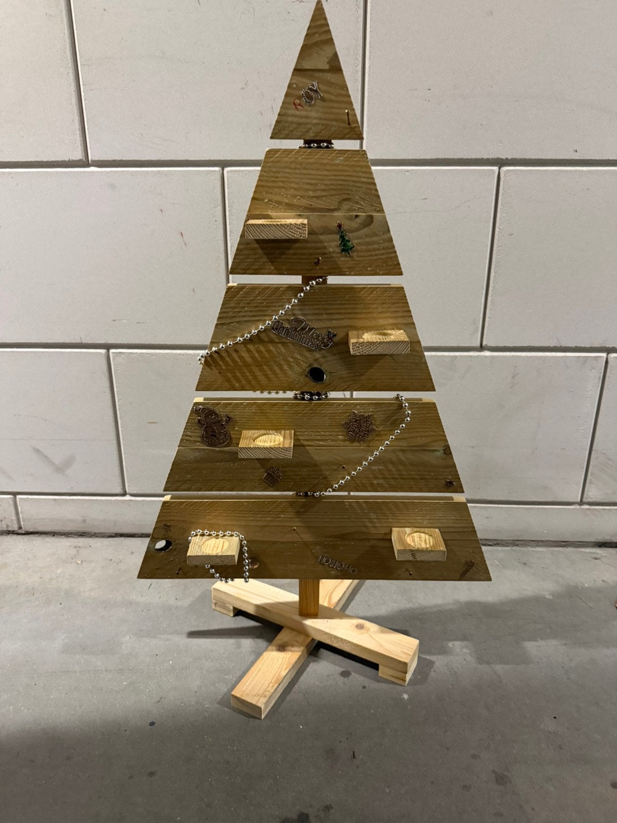 Kerstboom hout, Ophalen, Zo goed als nieuw