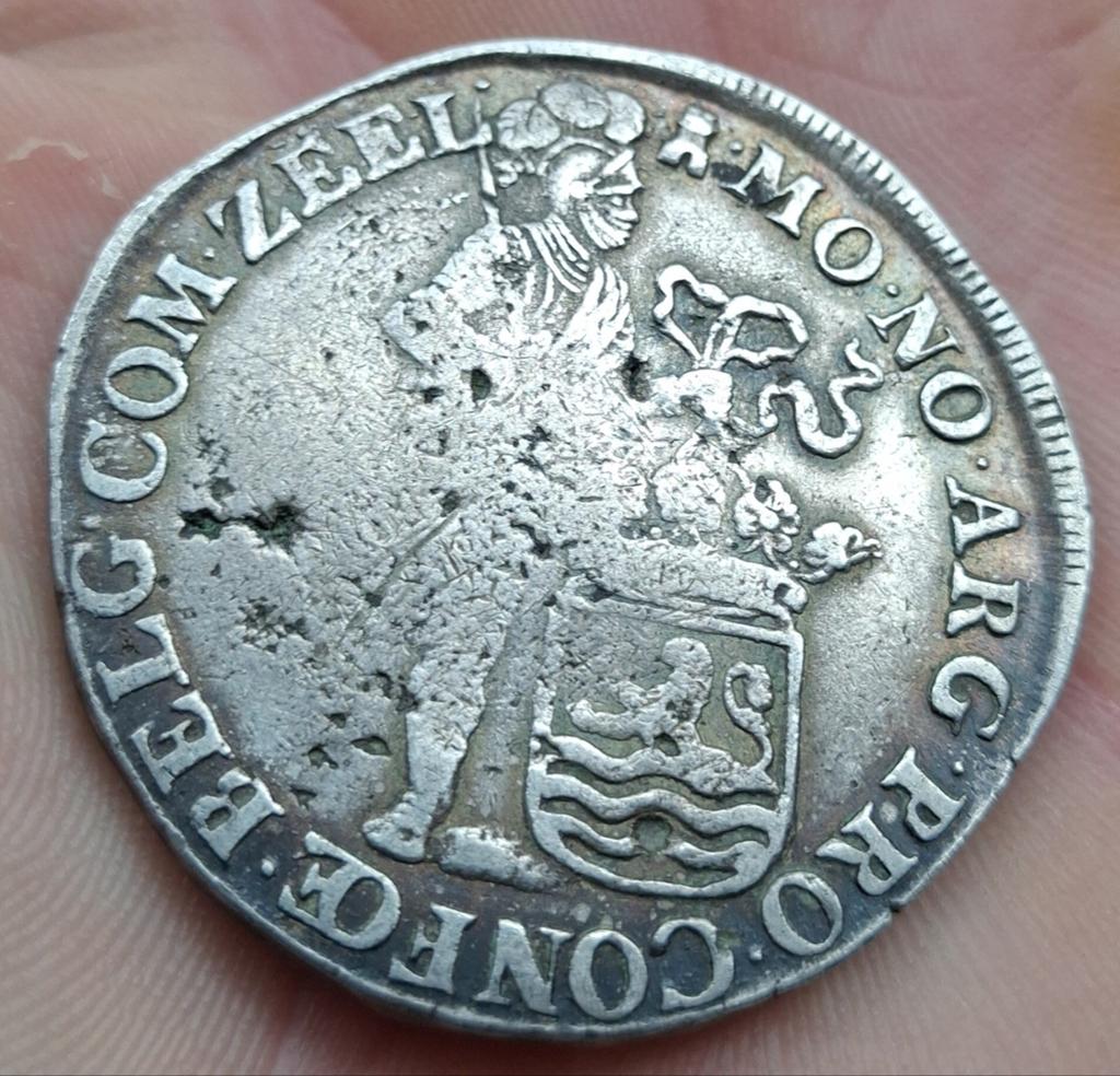 Bodemvondst - zilver - dukaat - 1698 - zeeland - RRR, Vóór koninkrijk, Zilver, Losse munt, Overige waardes