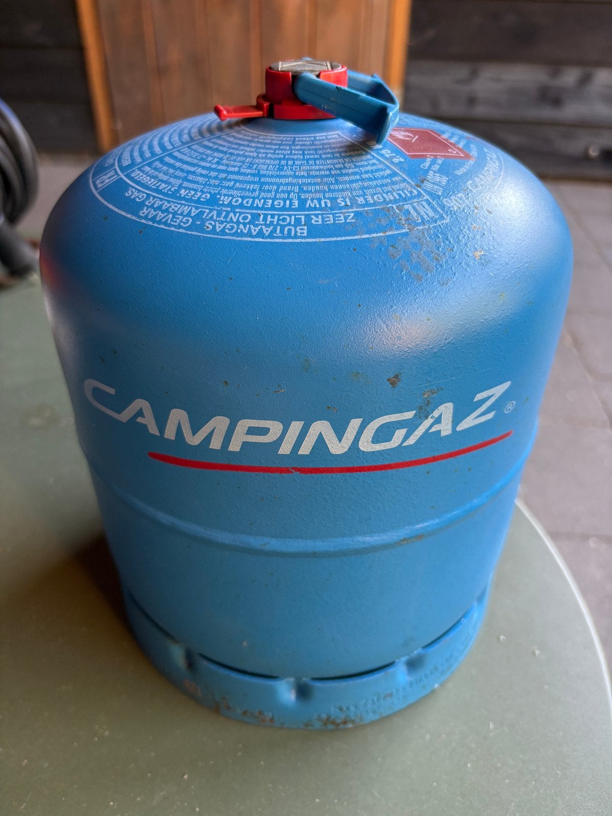 Campingaz 907 gasfles 2,75 kg (leeg), Caravans en Kamperen, Kampeeraccessoires, Ophalen of Verzenden, Gebruikt