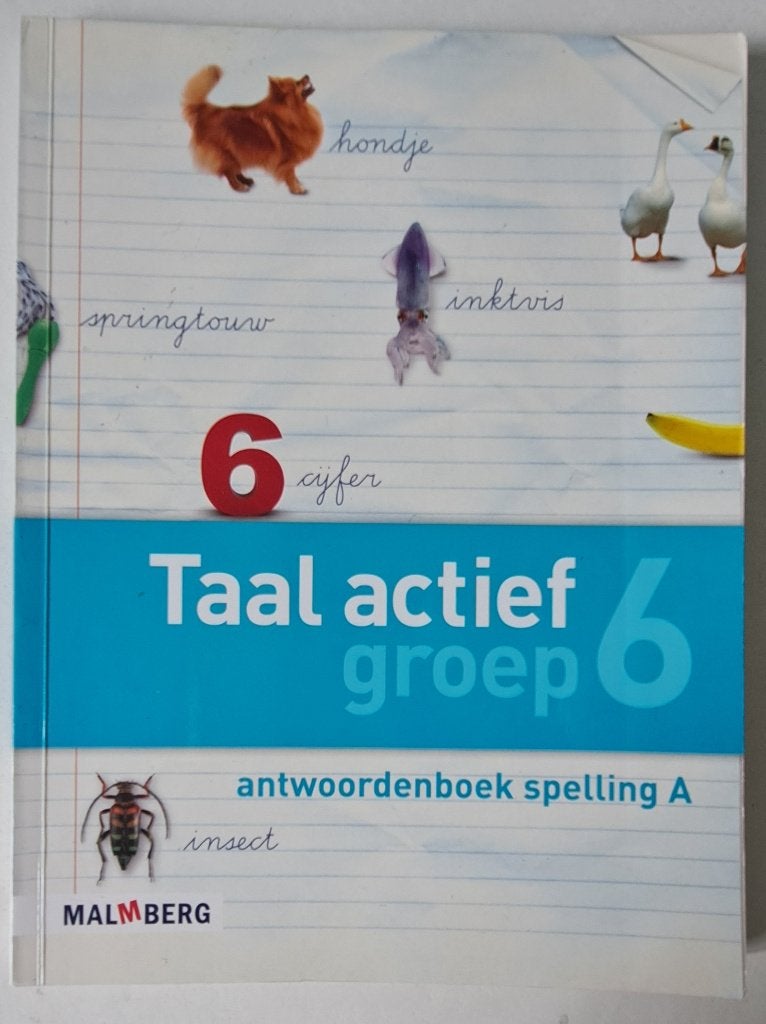 9789034568823 Taal actief 4, groep 6 Antw. Spelling A, Verzenden, Zo goed als nieuw, Overige niveaus, Nederlands