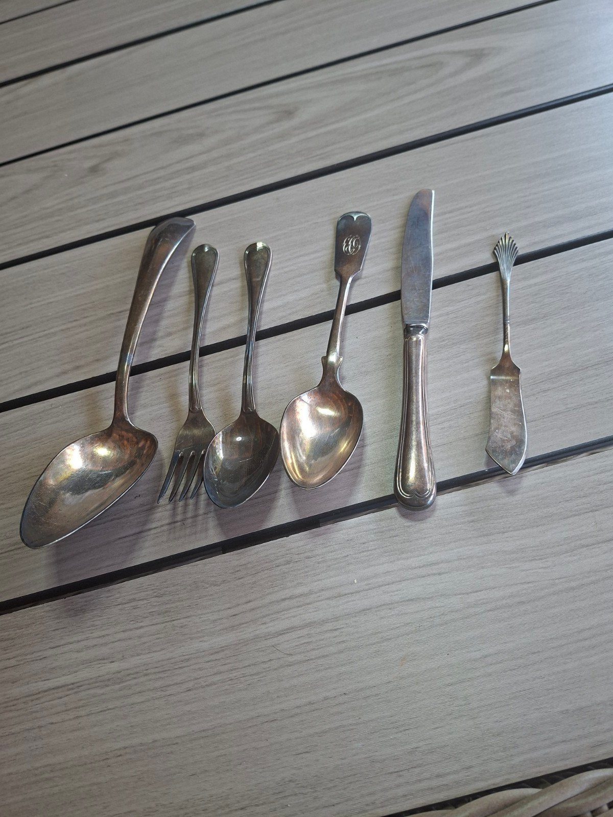 Diverse gero bestek, Ophalen, Rvs of Chroom
