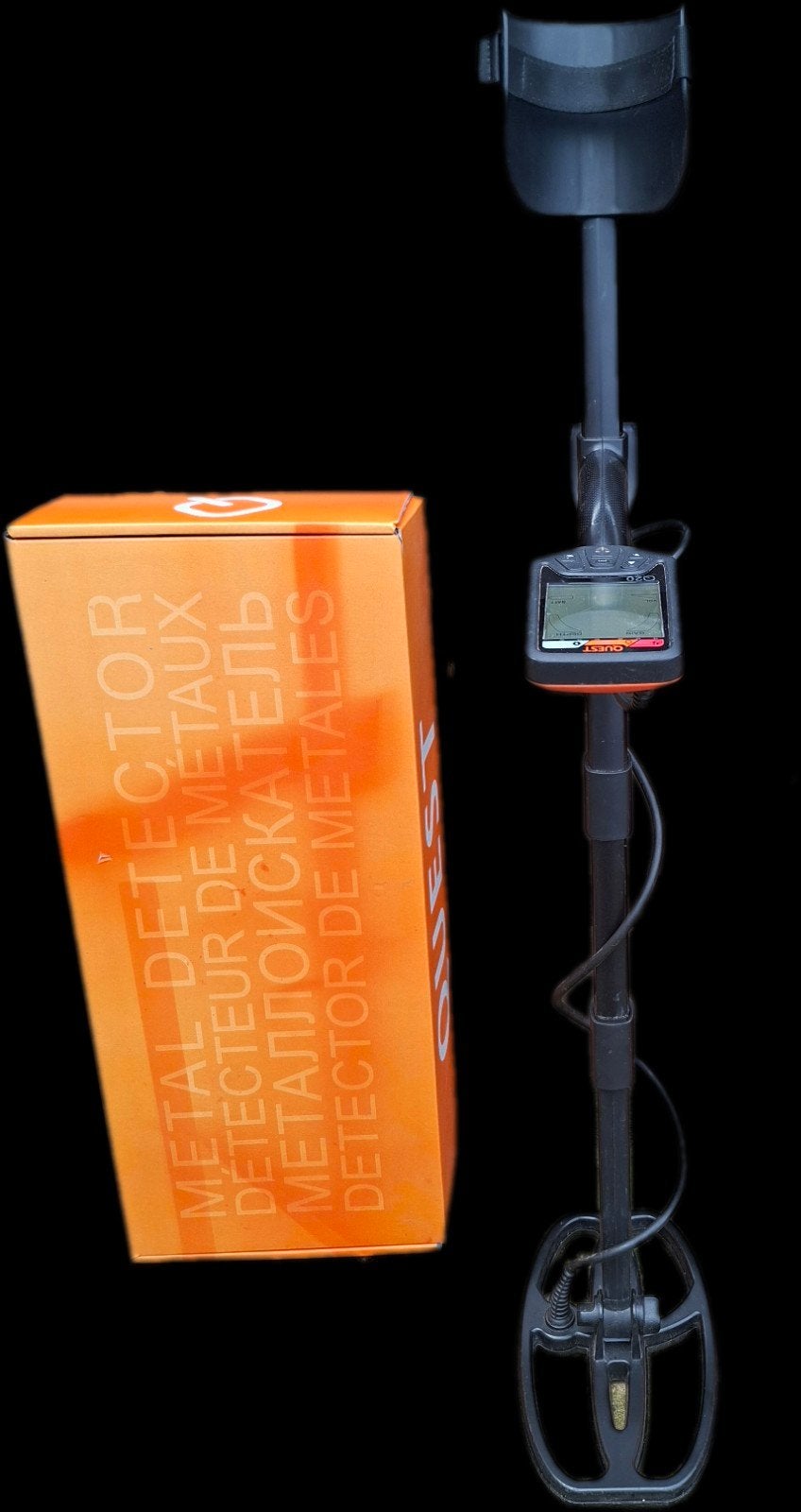 Quest Q20 Metaaldetector met Pinpointer, Hobby en Vrije tijd, Metaaldetectors, Overige merken, Meer dan 30 cm, Ophalen of Verzenden