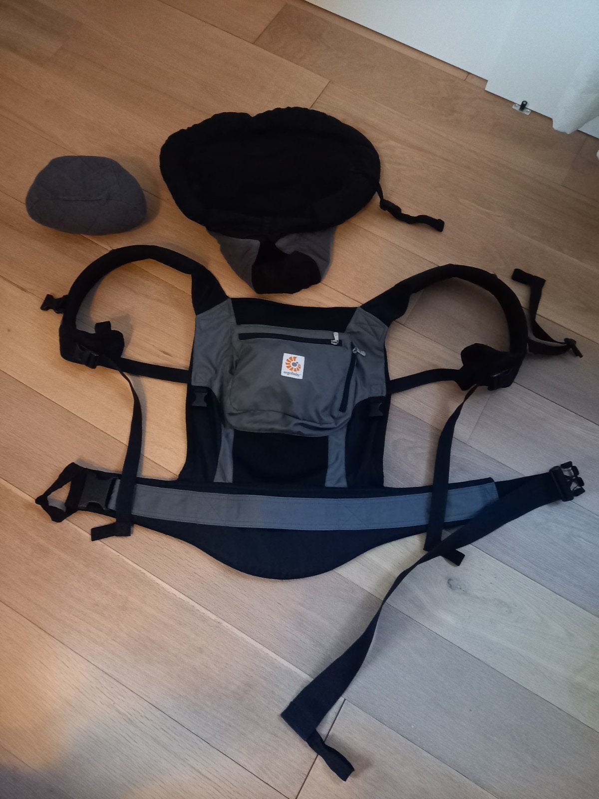 Ergobaby draagzak incl. verkleiner en zonnekap., Kinderen en Baby's, Babydragers en Draagdoeken, Ophalen, Gebruikt, Draagzak