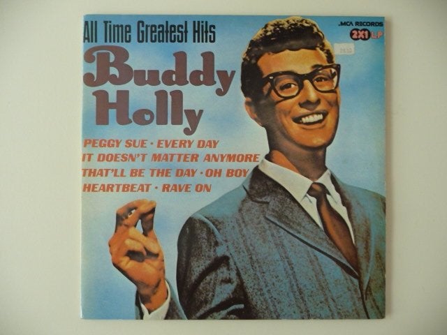 2lp BUDDY HOLLY - ALL TIME GREATEST HITS - MCA Records, 1976, Gebruikt, Pop, Ophalen of Verzenden, Gatefold hoes