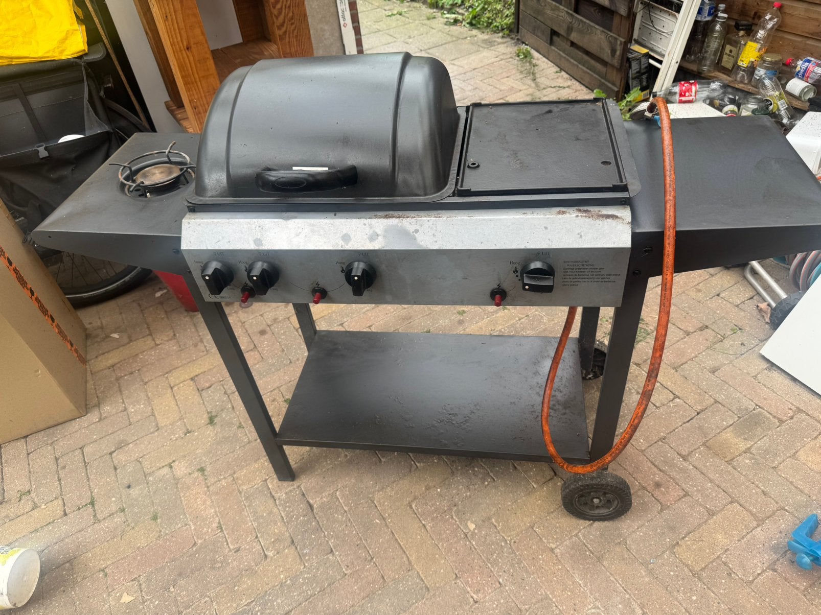 Buiten keuken BBQ, Ophalen, Gebruikt, Onbekend, Onbekend
