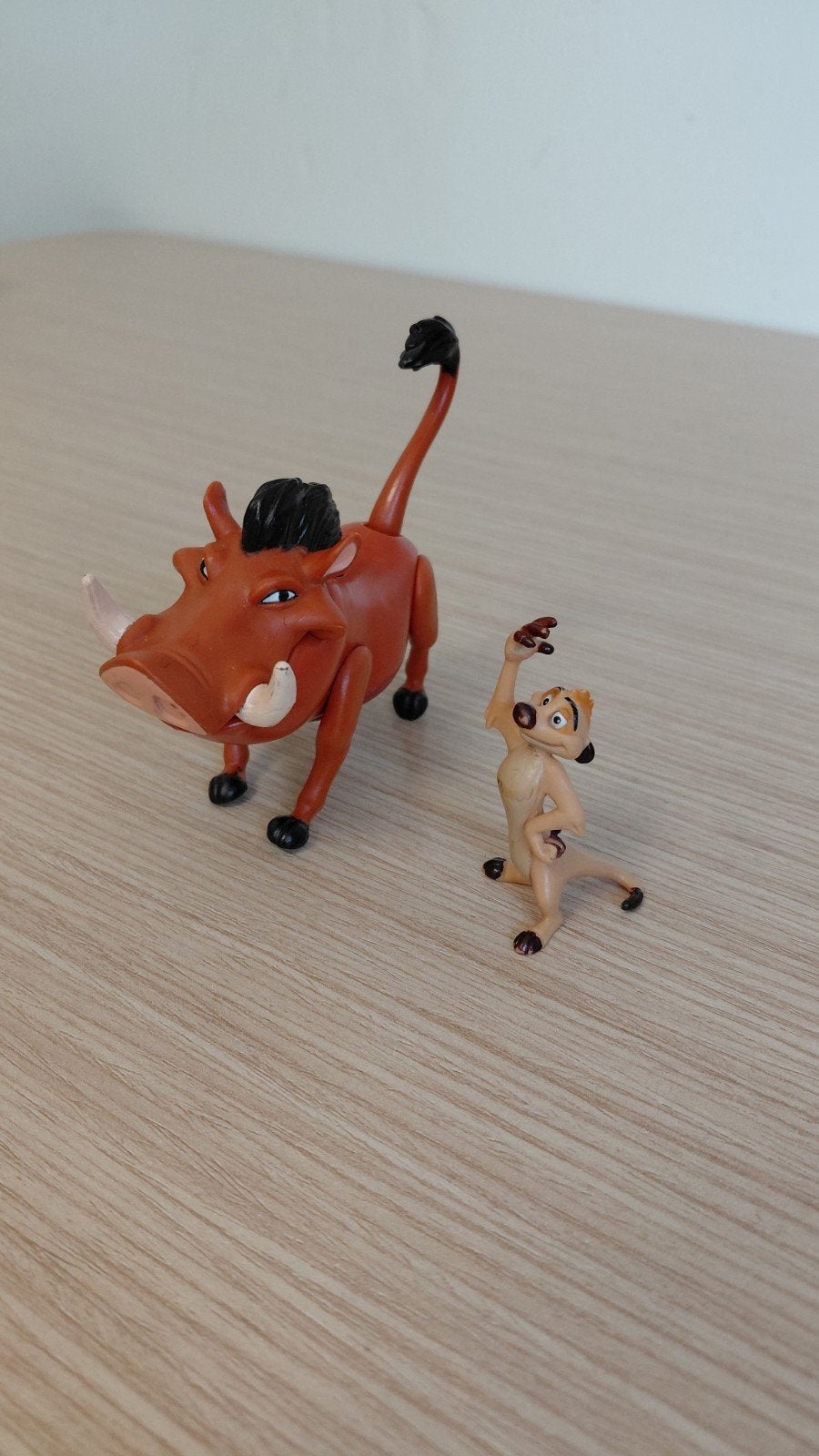 2 Lion king poppetjes Disney, Ophalen of Verzenden, Zo goed als nieuw