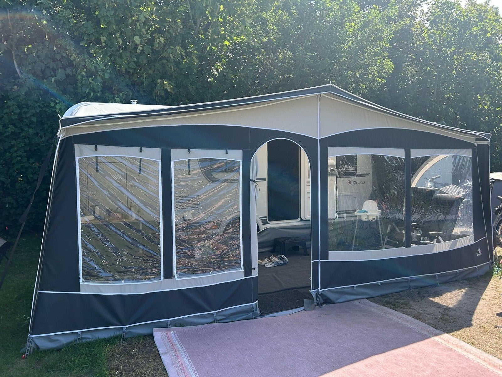 Dorema Multi Nova voortent (nieuwstaat), Caravans en Kamperen, Voortenten en Luifels, Ophalen, Zo goed als nieuw, Dorema
