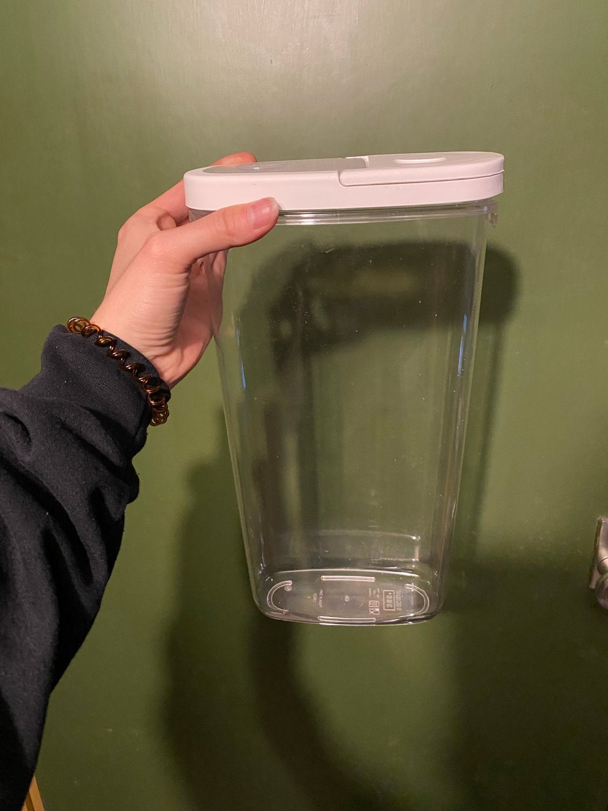 IKEA 365+ Voedselbewaardoos - Transparant met witte deksel, Gebruikt, IKEA, Kunststof, Ophalen of Verzenden