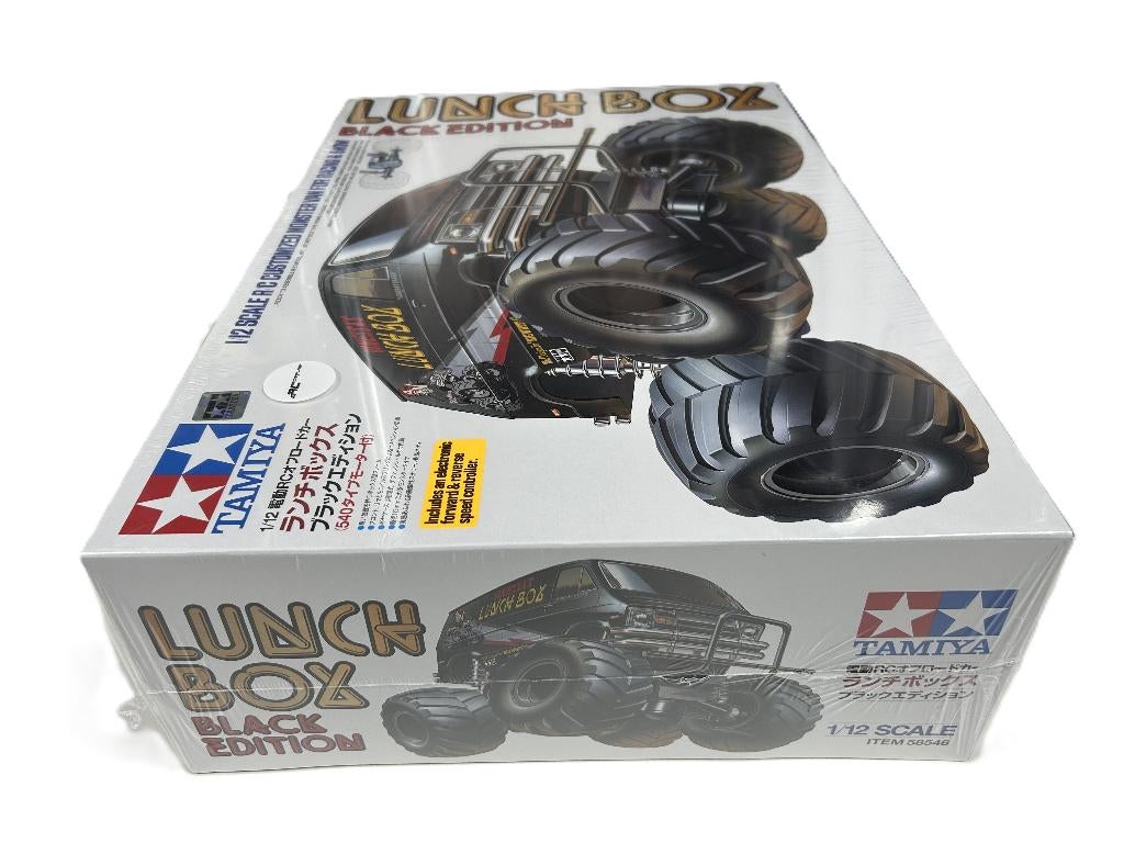 Tamiya 58546 1/12 Lunchbox Black Edition, Hobby en Vrije tijd, Modelbouw | Radiografisch | Auto's, Elektro, Nieuw, Ophalen of Verzenden