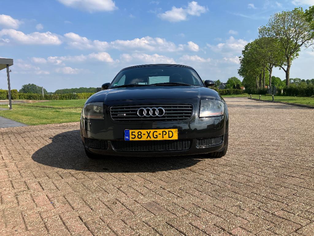 Audi TT Roadster quattro 1.8 Turbo 225 PK Quattro Roadster, Auto's, TT, Zwart, 4 cilinders, Cabriolet