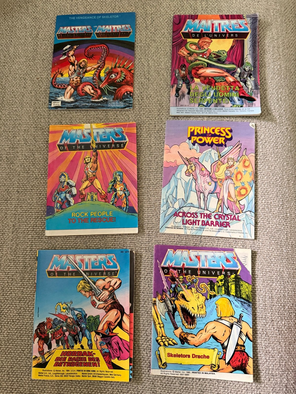 Masters of the Universe & Princess Power stripboeken, Meerdere stripboeken, Ophalen of Verzenden, Gelezen