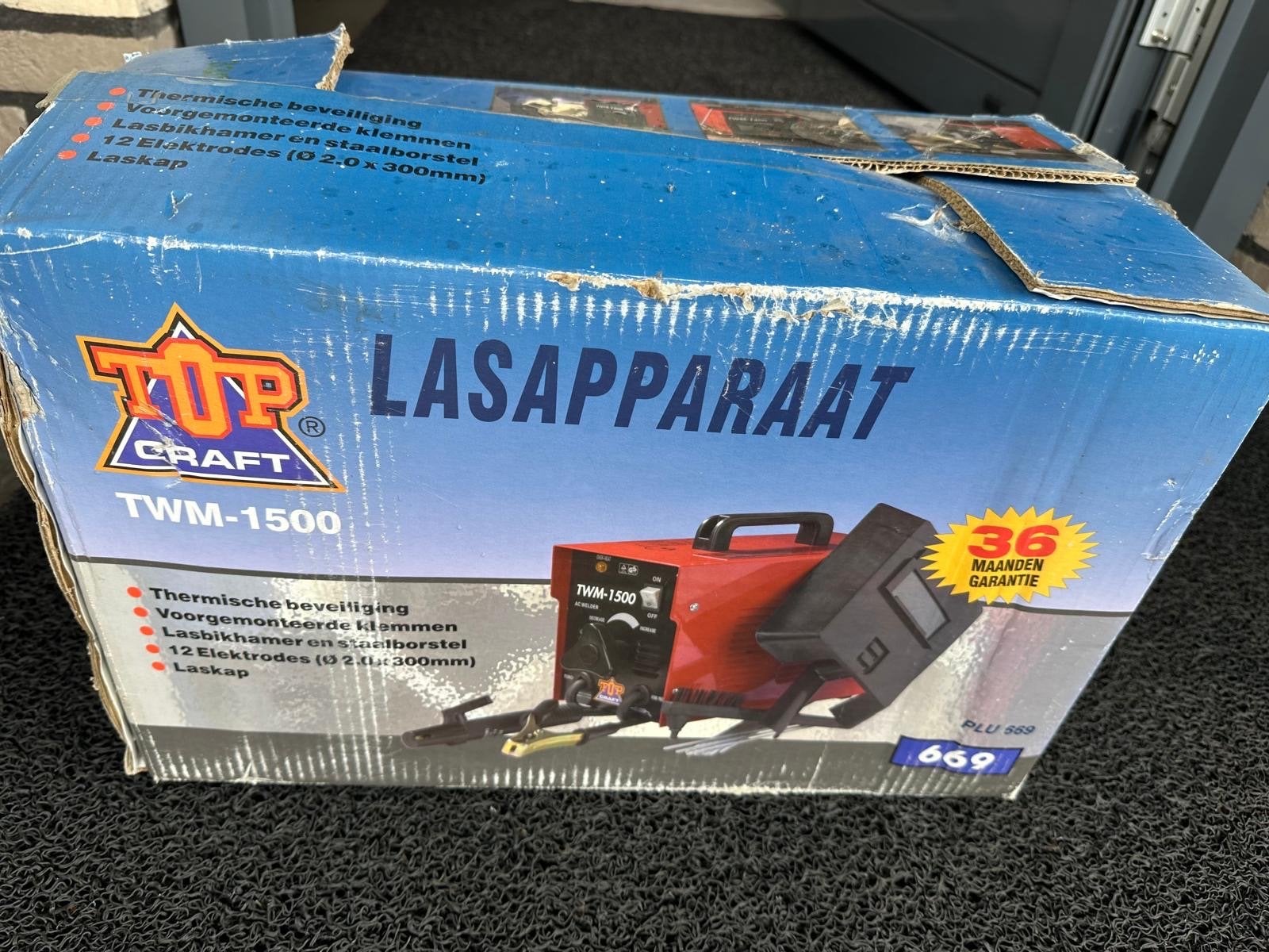 TOP CRAFT TWM-1500 Lasapparaat - Nieuw in doos, Ophalen of Verzenden, Nieuw, Minder dan 150 ampère, Elektroden