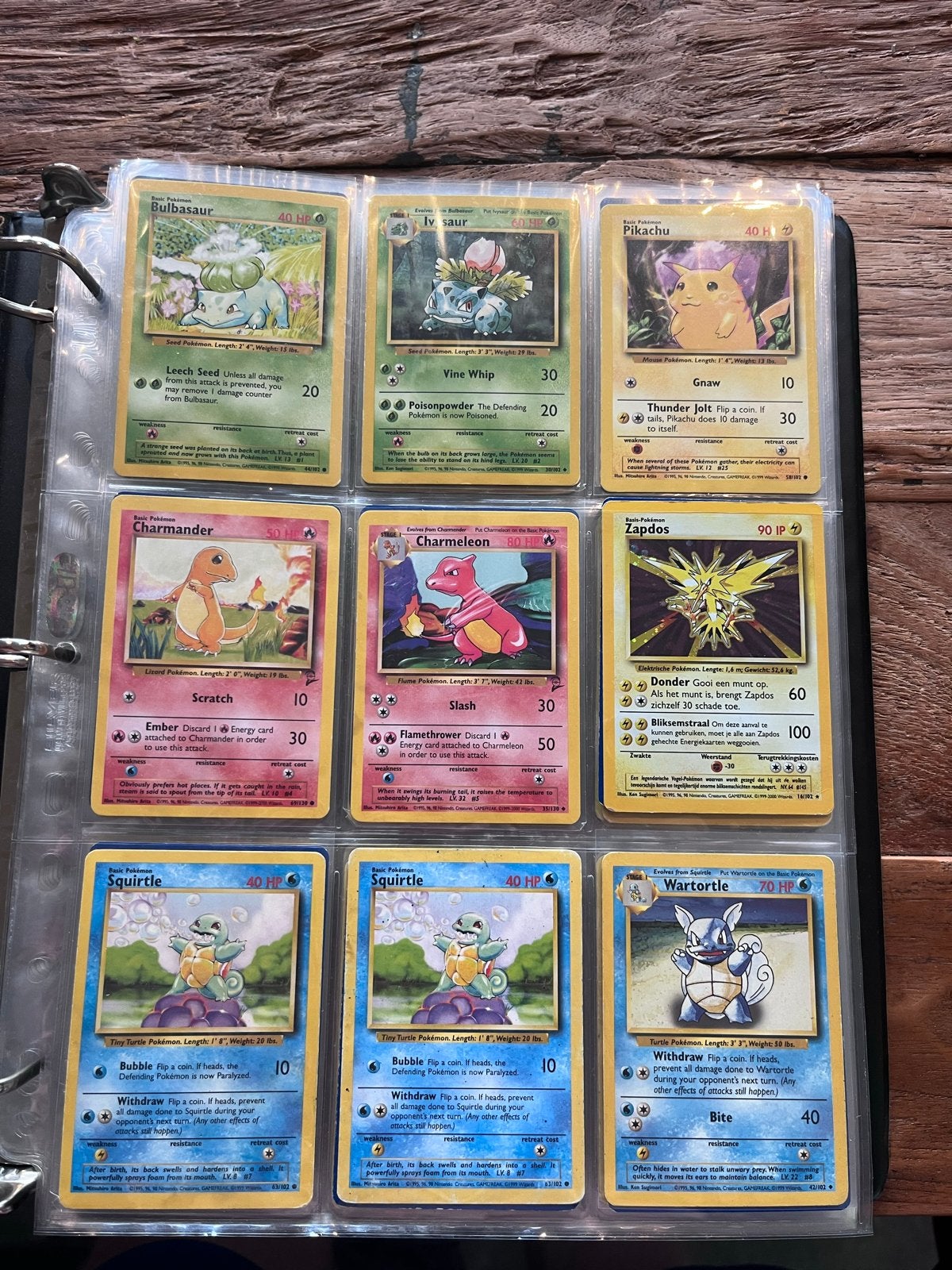Grote verzameling zeldzame pokemon kaarten in map, Ophalen of Verzenden, Meerdere kaarten