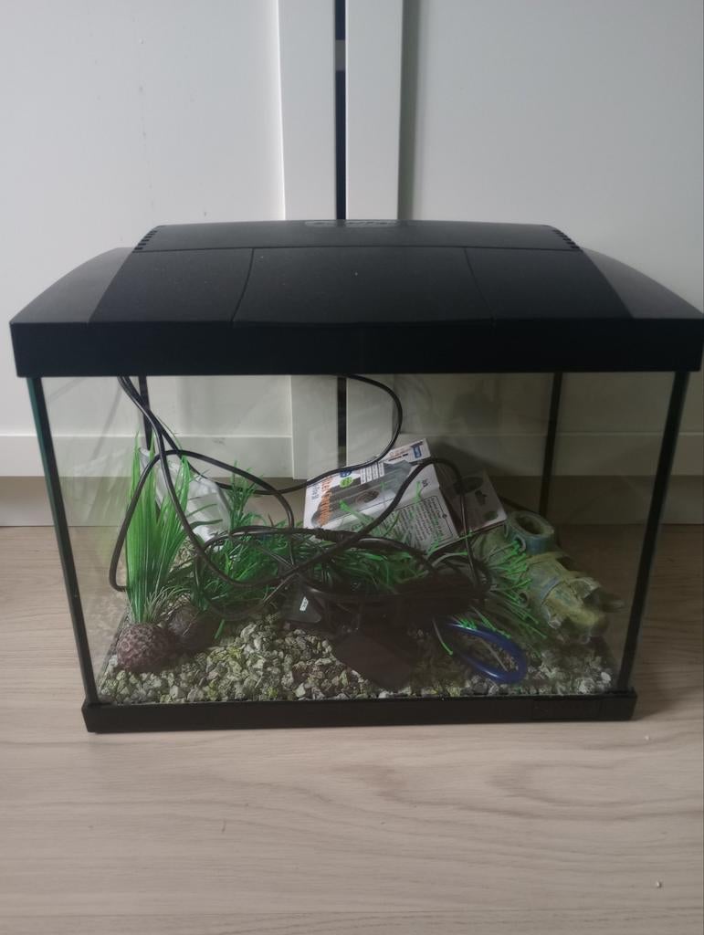 Superfish 16 liter aquarium zwart, Ophalen of Verzenden, Leeg aquarium