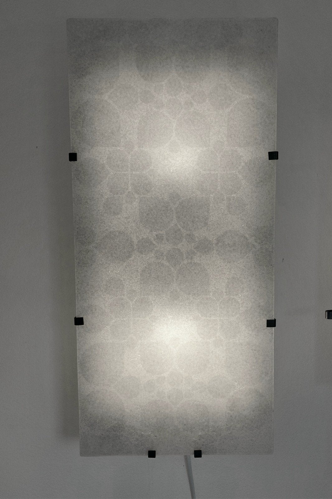 Ikea wandlampen Gyllen abstract design Julia Treutiger 2 ex., Ophalen of Verzenden, Zo goed als nieuw, Glas