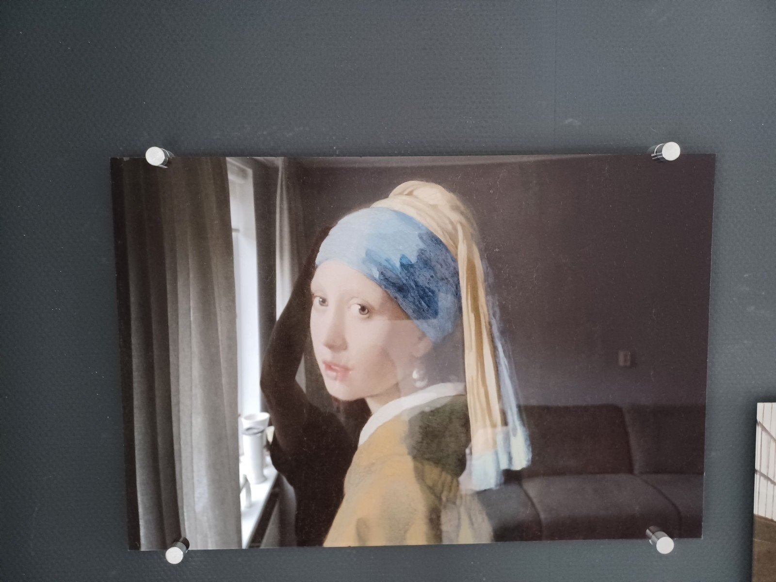 foto/ schilderij op plexiglas, Ophalen