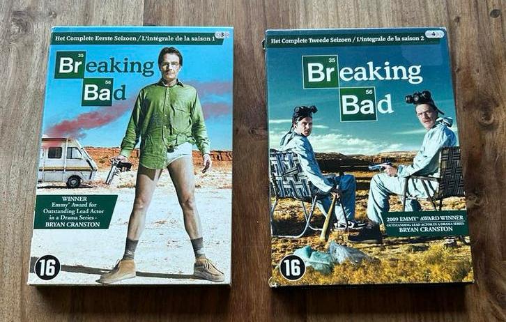 Breaking Bad dvd's seizoen 1 & 2, Gebruikt, Vanaf 16 jaar, Boxset, Drama