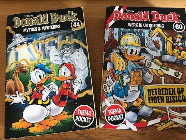 Donald Duck thema pockets, Ophalen of Verzenden, Zo goed als nieuw