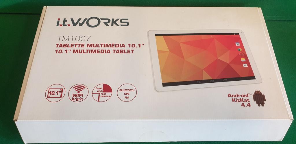 i.t.WORKS TM1007 10.1" Multimedia Tablet Android KitKat, 10 inch, Gebruikt, I.t.WORKS, Gps