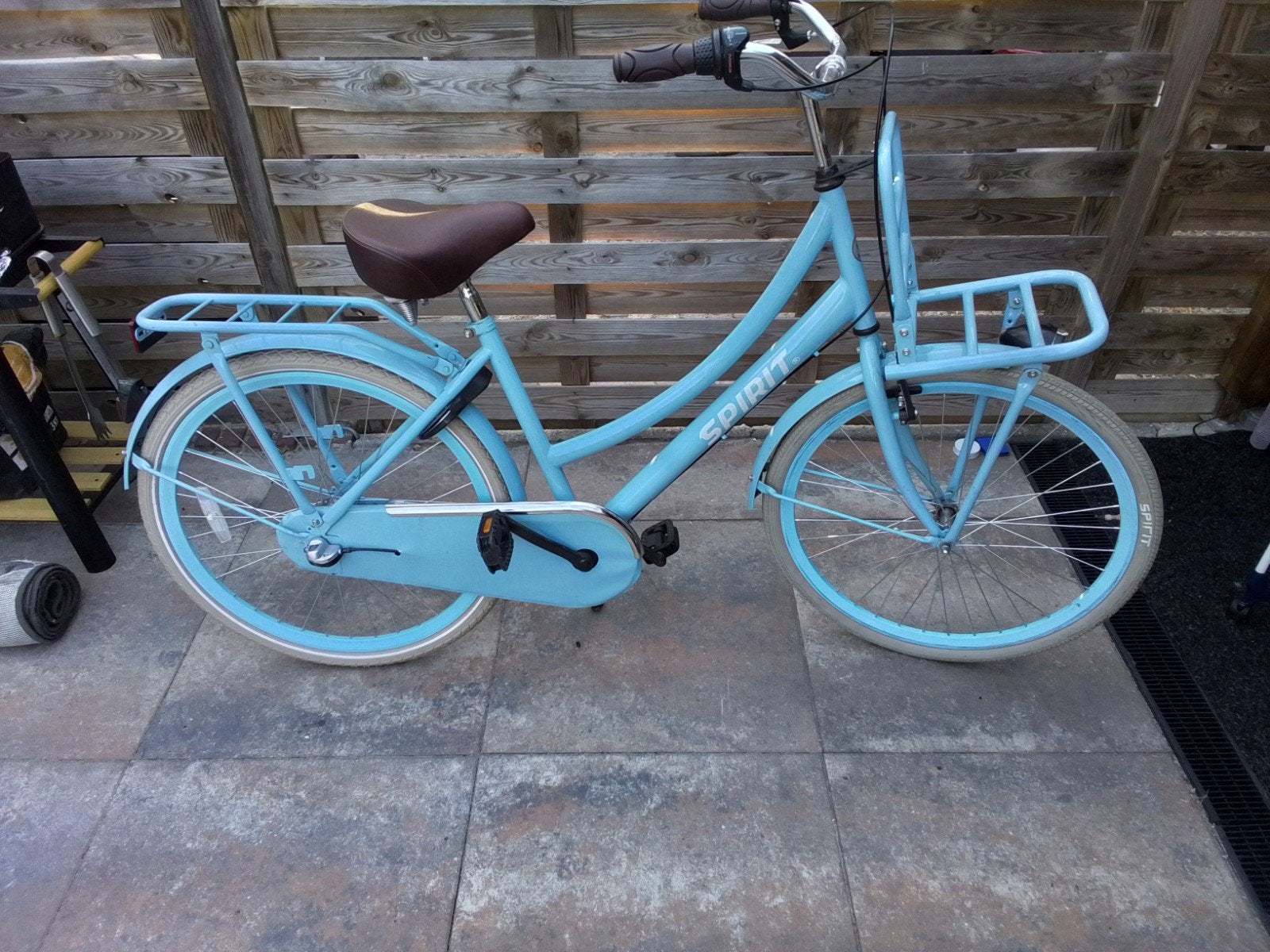 omafiets 26 inch 3 versnellingen, Fietsen en Brommers, Terugtraprem, Versnellingen, Zo goed als nieuw, Spirit