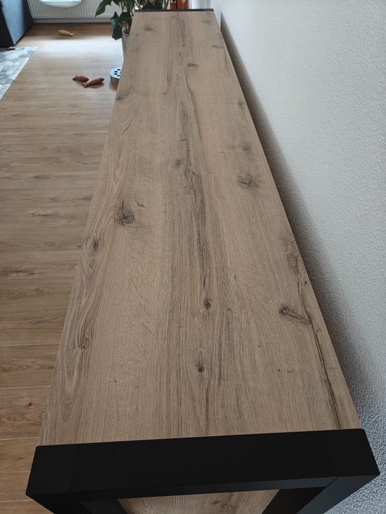 Foto 8 van Eiken dressoir met zwarte afwerking | Meubella acapulco