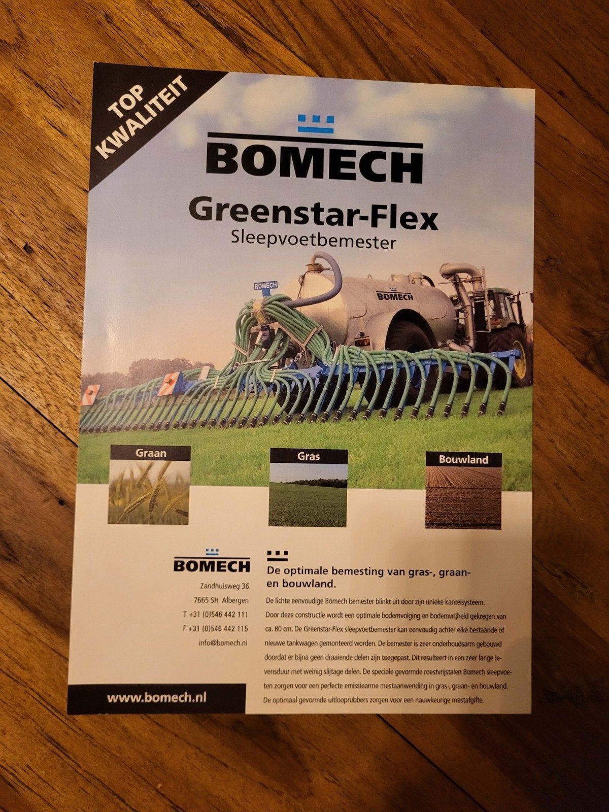 tractor folder BOMECH Greenstar-Flex sleepvloetbemester, Ophalen of Verzenden