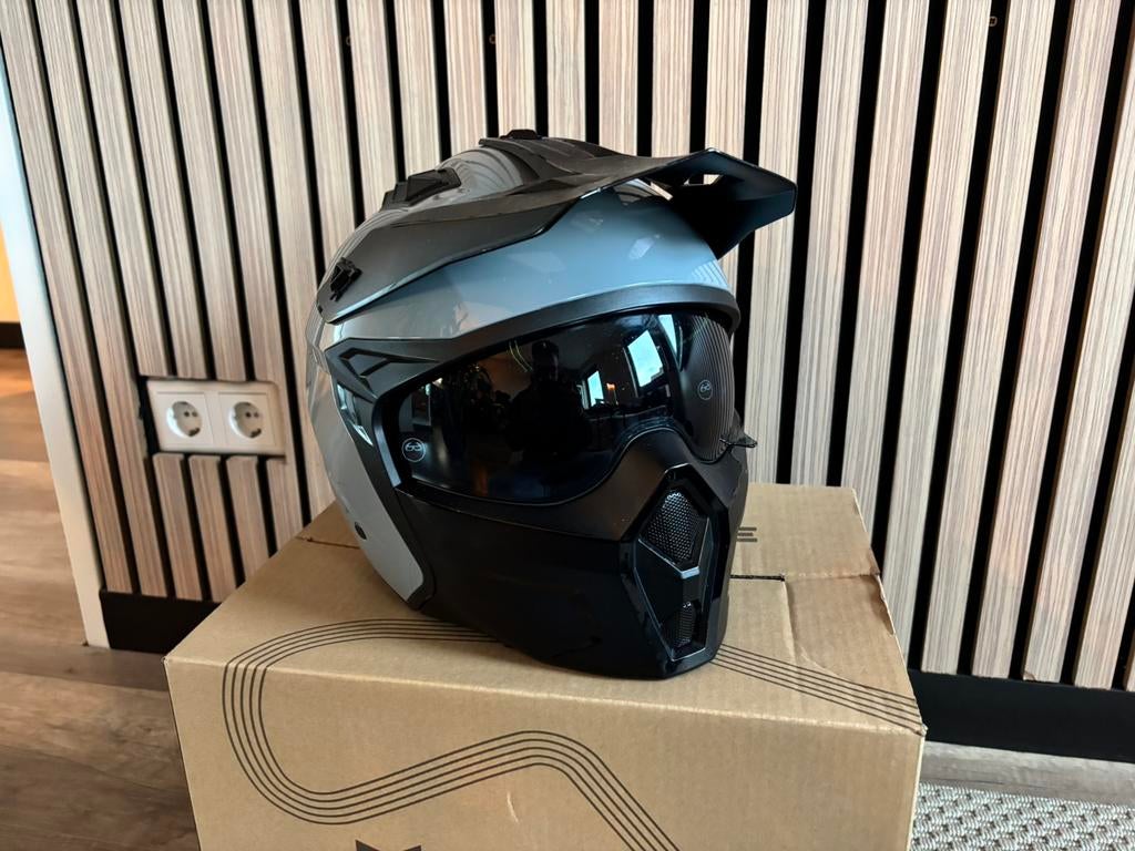VITO Jet Predator helm - Nardo Grey L, Ophalen of Verzenden, Zo goed als nieuw