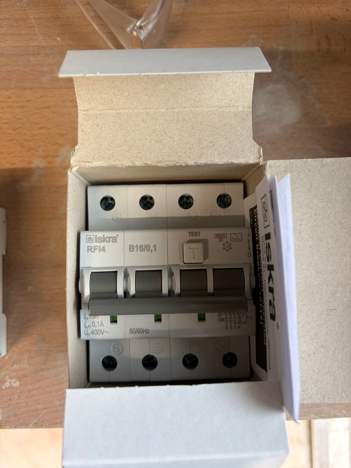 Iskra Aardlekautomaat 3F+N 16A 100mA, Ophalen of Verzenden, Nieuw, Aardlekautomaat