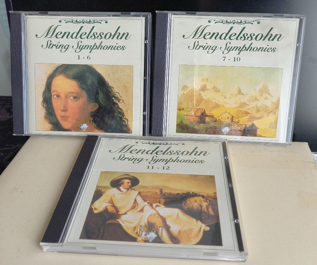 Mendelssohn String Symphonies 3 CD's (1-12), Ophalen of Verzenden, Romantiek, Zo goed als nieuw, Kamermuziek