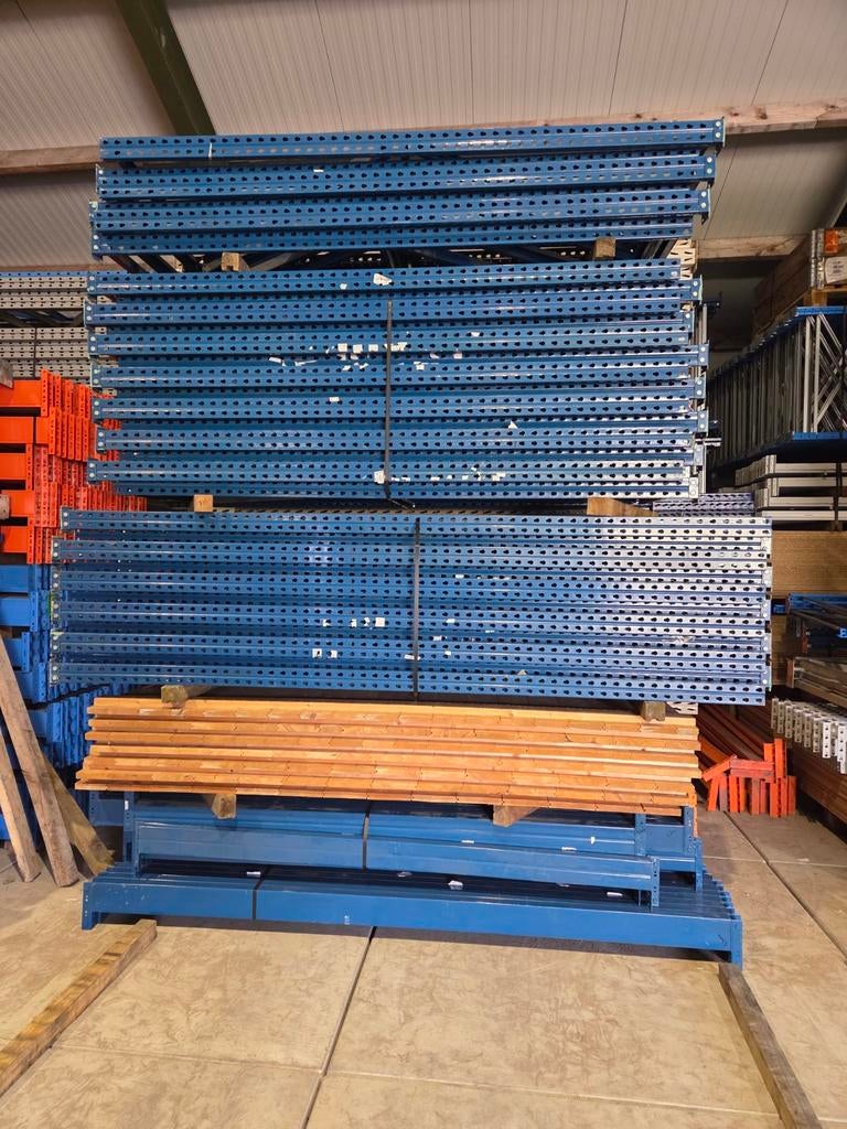 Polypal palletstelling magazijnstelling 2.5/3.0x0.9x2.6/7m., Ophalen