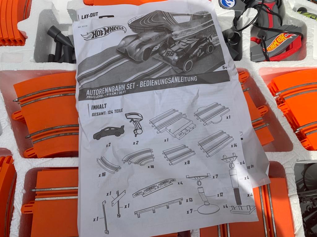 Hotwheels racebaan, Ophalen of Verzenden, Gebruikt, Elektrisch, Hot Wheels