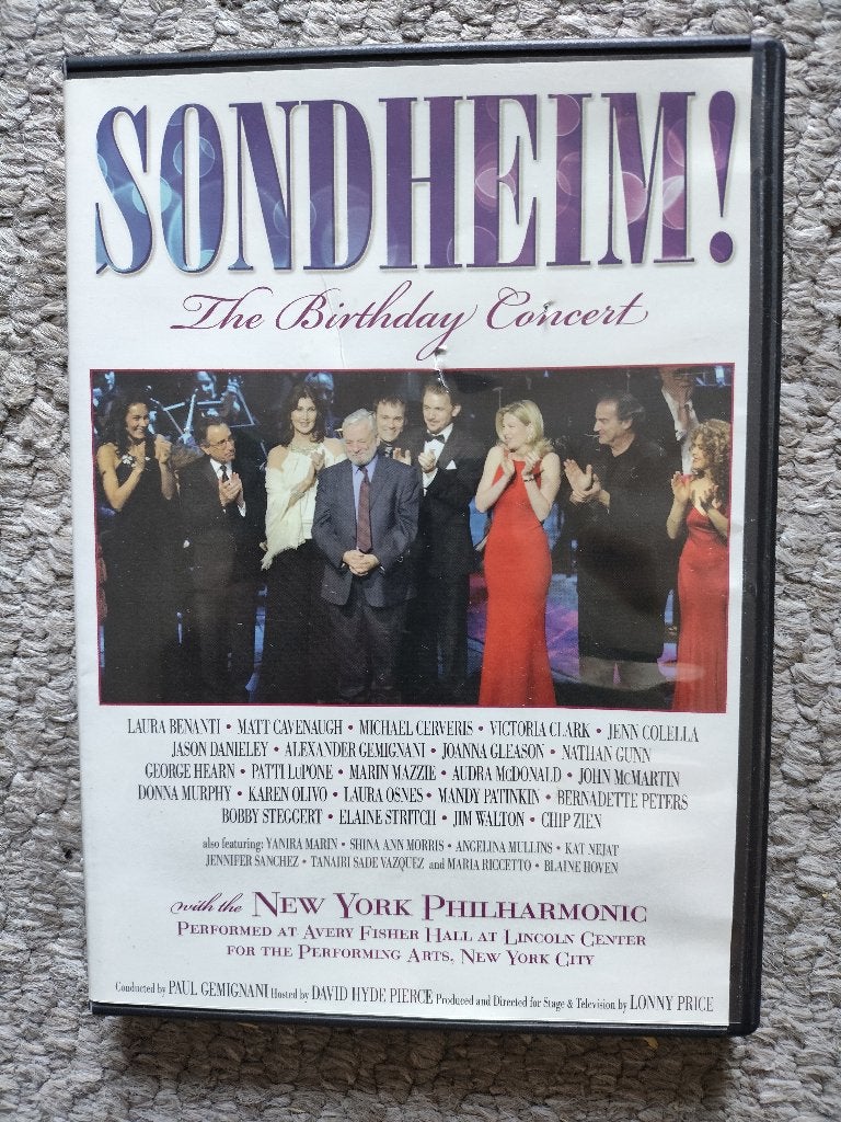 Sondheim! The Birthday Concert, Alle leeftijden, Ophalen of Verzenden, Zo goed als nieuw