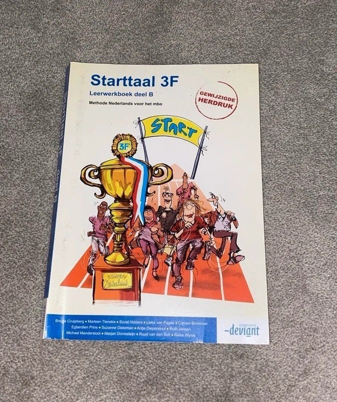 Starttaal 3F Leerwerkboek deel B, VMBO, Ophalen of Verzenden, Zo goed als nieuw, Ruud van den Belt; Suzet Volders; Marleen Tienstra; Marjan Do...
