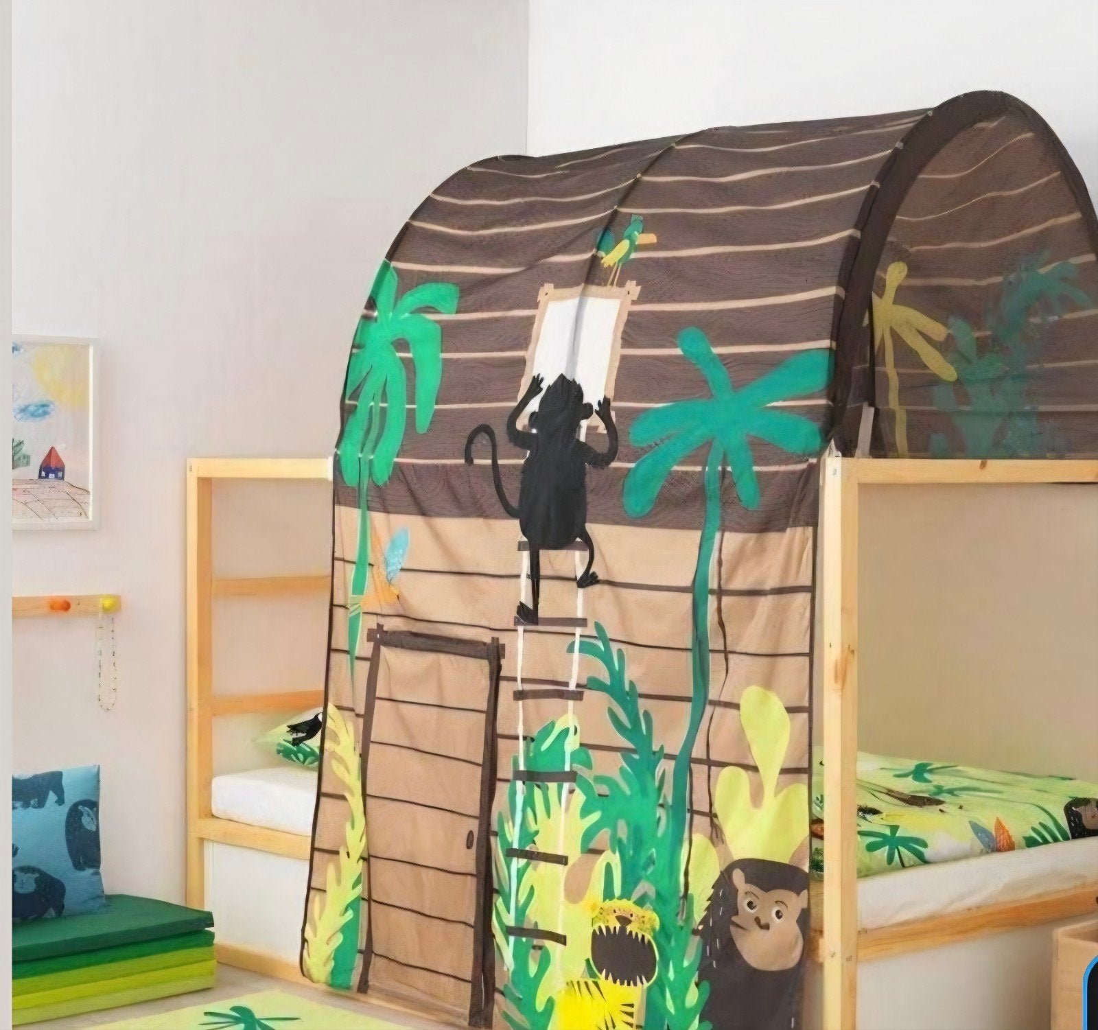 Jungle tent voor kura bed, Ophalen