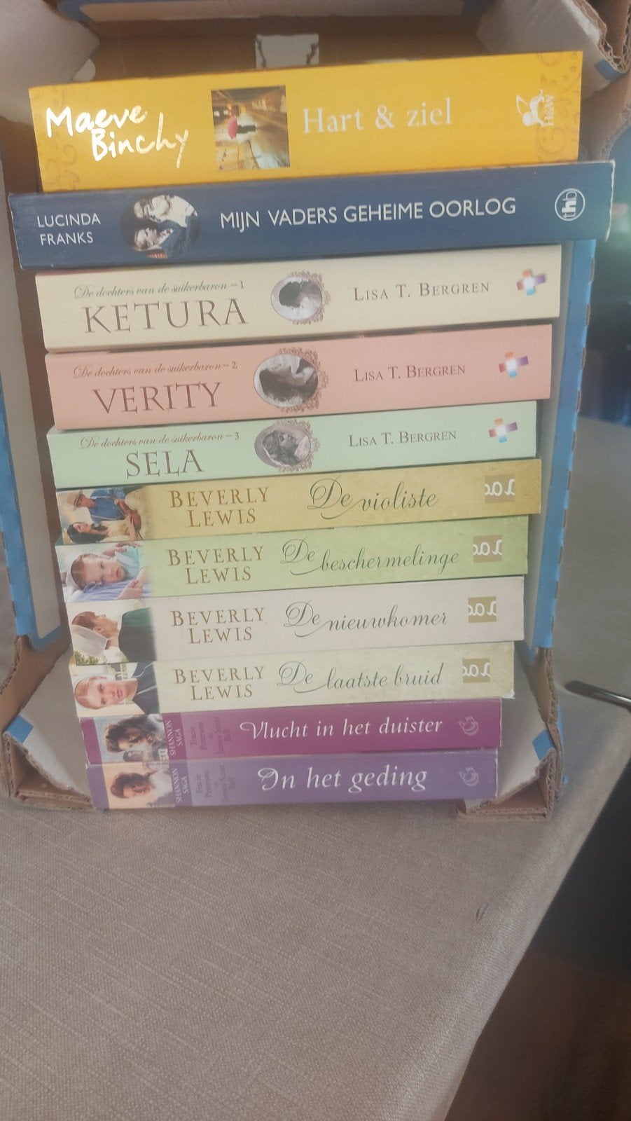 Diverse boeken: Beverly Lewis, Lisa T. Bergren, Maeve Binchy, Ophalen of Verzenden, Gelezen, Beverly Lewis, Lisa T. Bergren, Maeve Binchy, Lucinda Franks