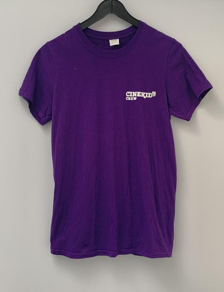 CINEKID T-shirt CREW maat 140/146 paars, Ophalen of Verzenden, Gebruikt, Jongen of Meisje, Shirt of Longsleeve