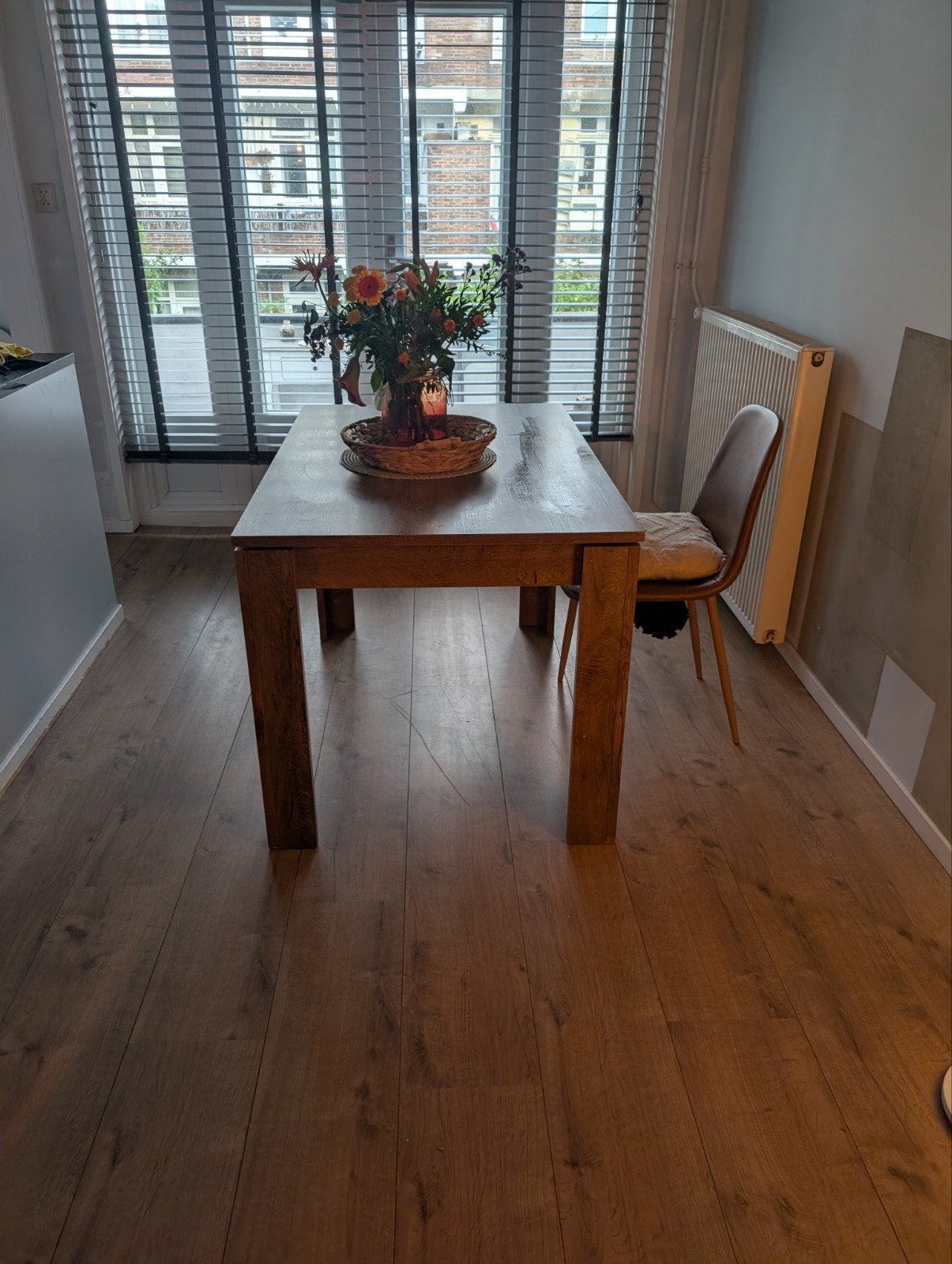 JYSK eettafel 80x100cm - plaats voor 4 personen, Ophalen, Gebruikt, 50 tot 100 cm, 50 tot 100 cm