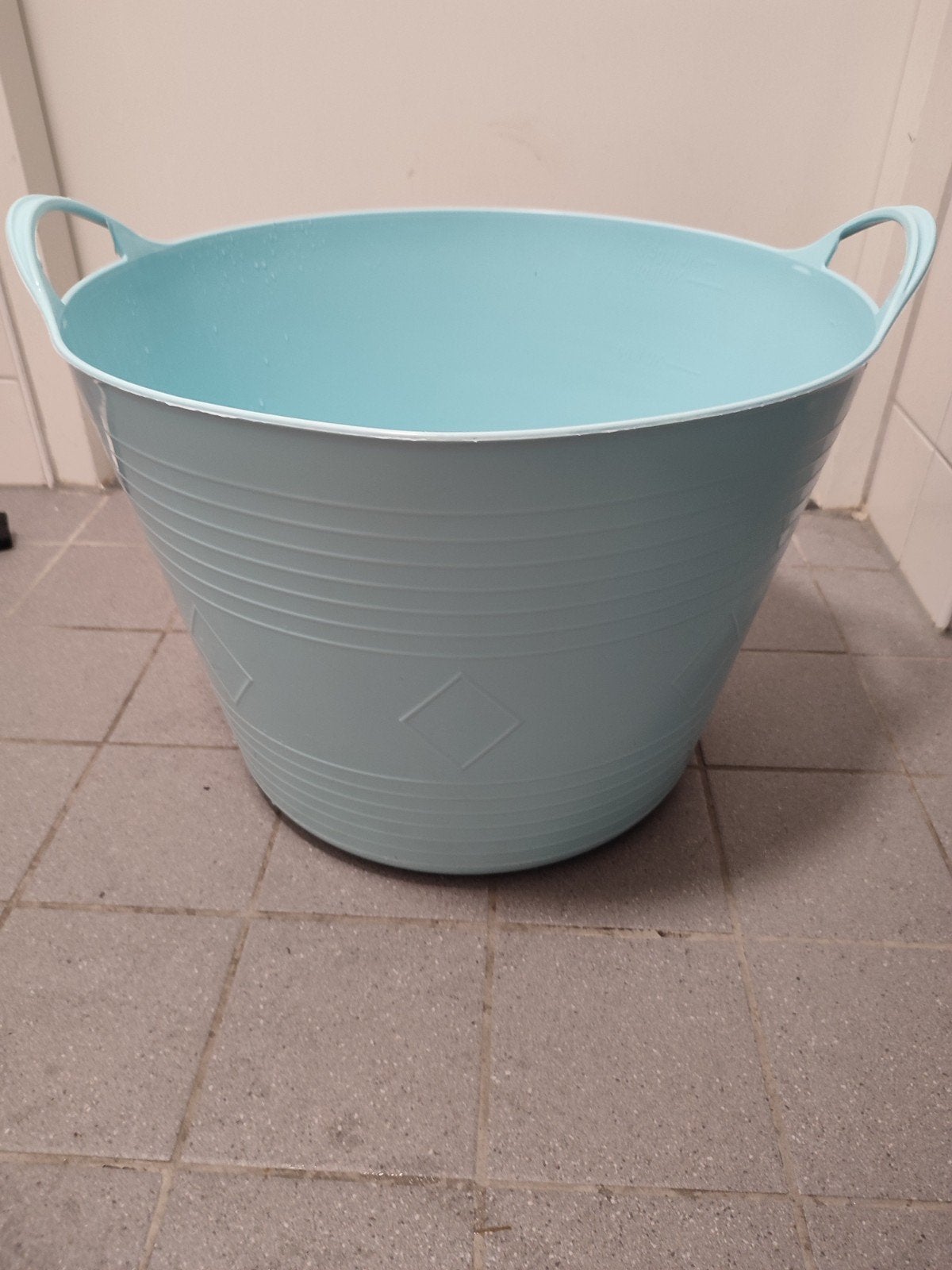 Flexibele Was-/Opbergmand - Lichtblauw, Huis en Inrichting, Emmers, Ophalen, Zo goed als nieuw, Kunststof, Met handgreep