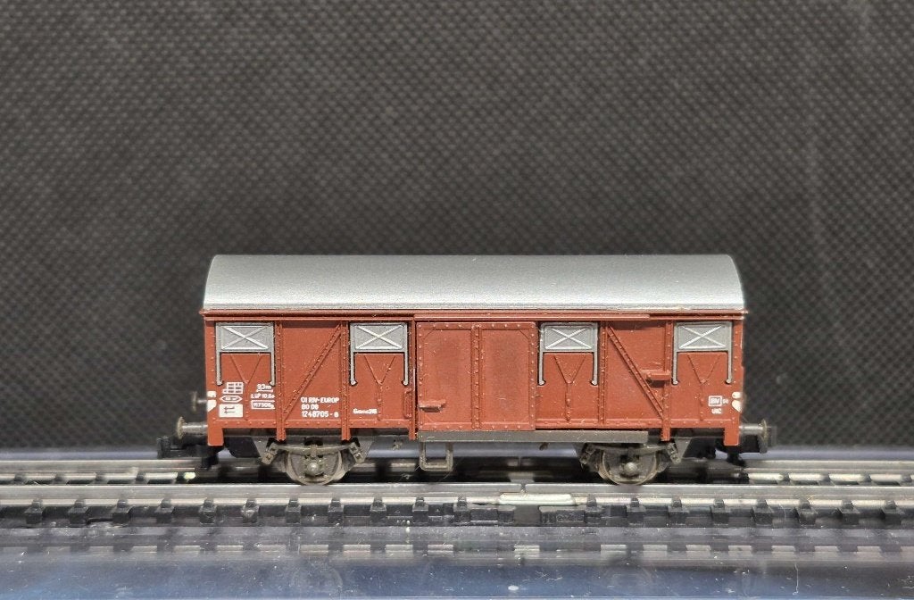 Rivarossi 9307 - gesloten goederenwagen Gmms 216 (16390), Overige merken, Gebruikt, Gelijkstroom, Wagon
